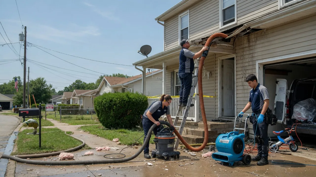 Water Damage Restoration in Farlington, KS near me